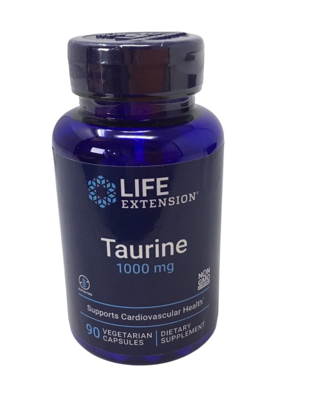 Life Extension Taurine Pure Taurine 1000 mg 90 Vegetarian Capsules Supplement